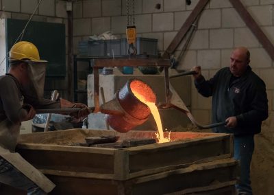 Bronsgieterij Atelier 80 giet het bronzen beeld Inspiratie van Maïté Duval